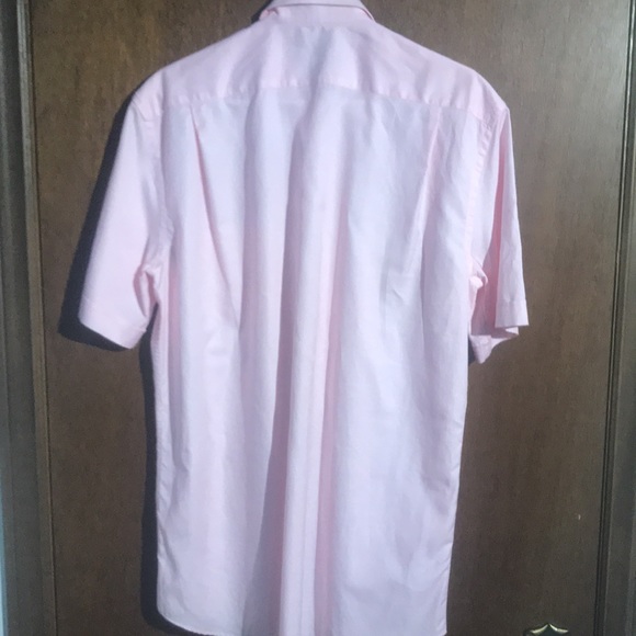 Pink Short Sleeve Dress Shirt - Picture 5 of 5